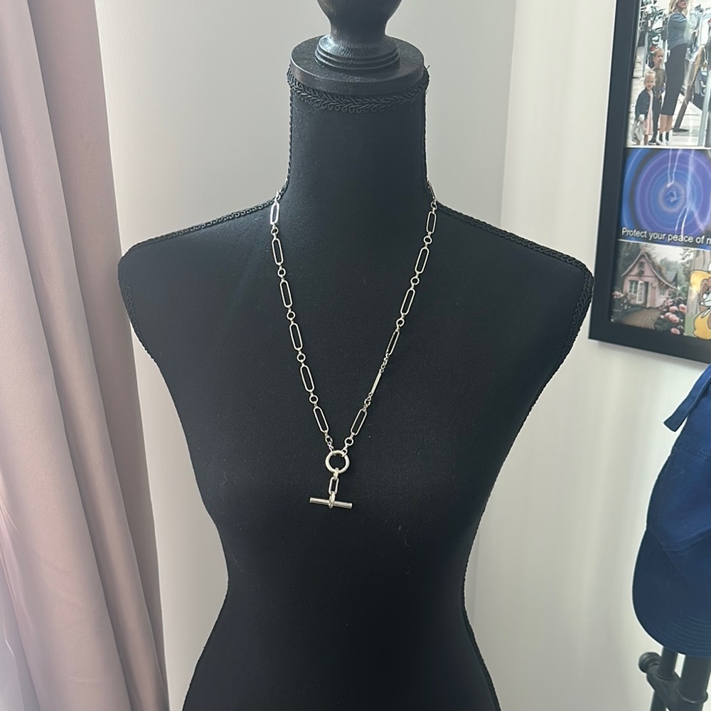 Elegant Silver Chain Necklace